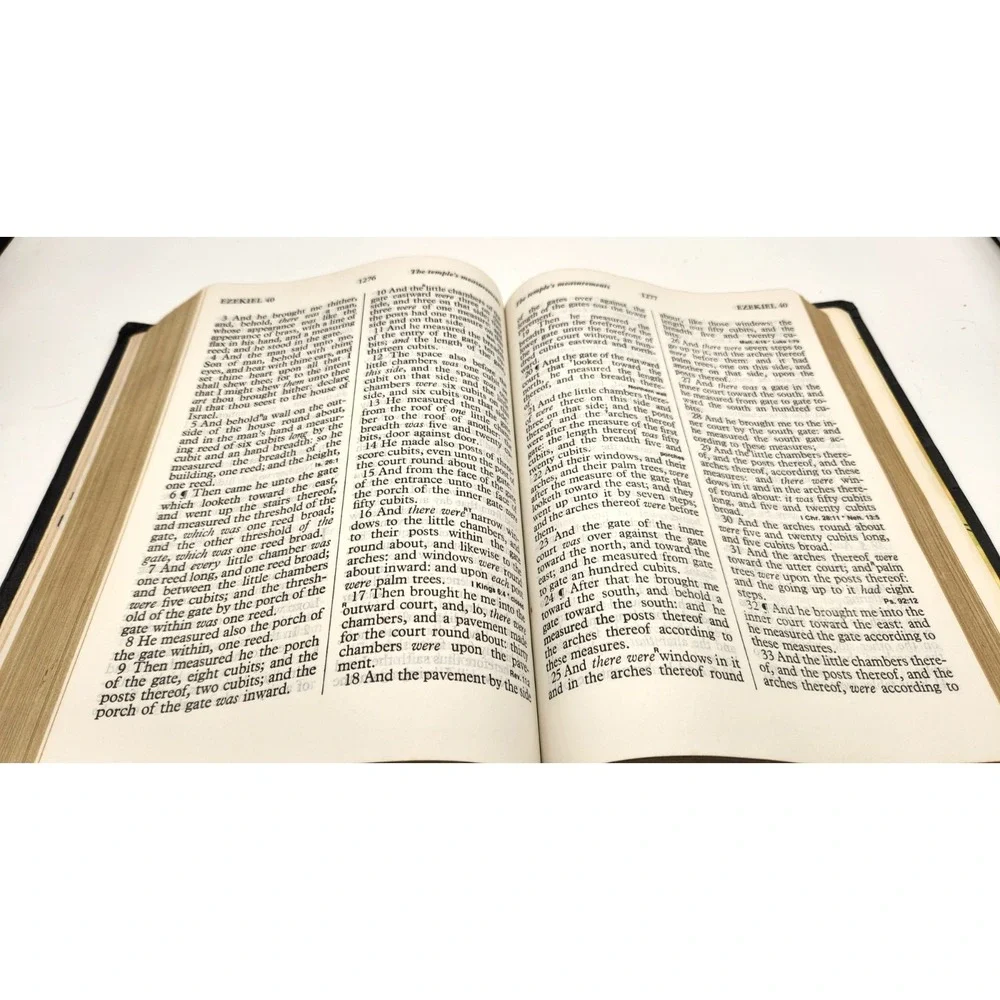Dugan Holy Bible King James Giant Print Dictionary Concordance Red Letter
